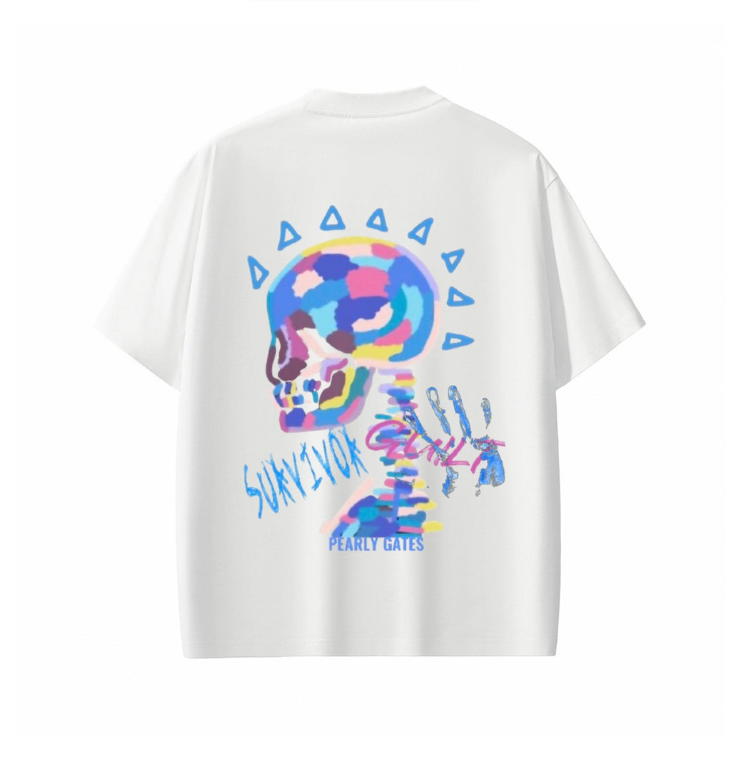 PEARLY GATES- "SURVIVORS GUILT" T-shirt